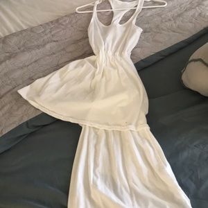 maxi razor back dress